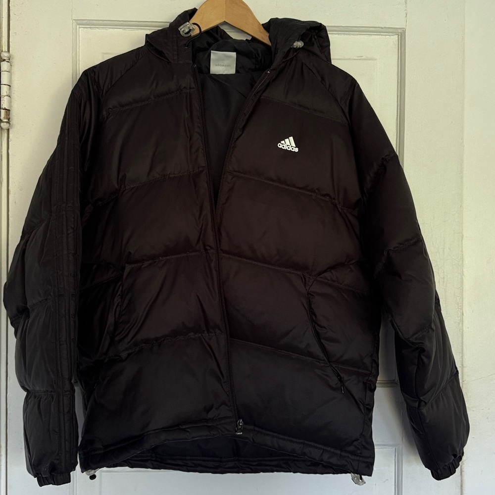 Adidas black snow and wind jacket women’s medium Outerwear
